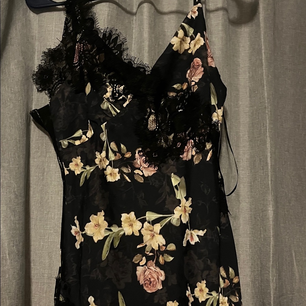VICI Floral Lace Trim Dress